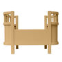 Honey Mustard Dolls Cot Bed, thumbnail 2 of 3