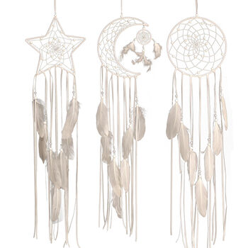 White Mystical Christmas Wall Deco Dream Catcher, 10 of 10