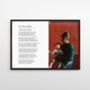 For My Father Personalised Photo Poem Print, thumbnail 7 of 8