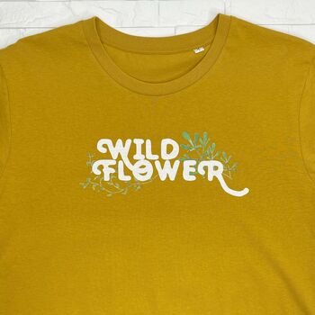 Wild Flower Ladies T Shirt, 3 of 3