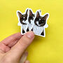 Personalised Waterproof Half Pet Portrait Stickers, thumbnail 9 of 12