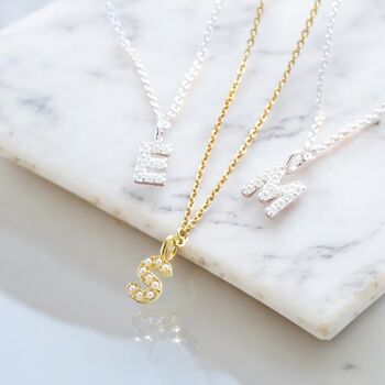 Dainty Pearl Initial Necklace, 4 of 10