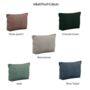 Personalised Name Wildflower Luxe Velvet Pouch, thumbnail 2 of 4