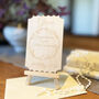 Personalised Wooden Engraved Holy Communion Keepsake Card, thumbnail 1 of 10