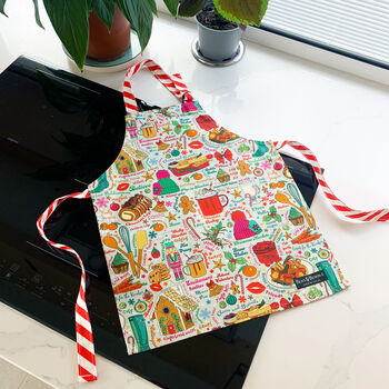Christmas Children's Apron And Quiz Gift Set, 4 of 7