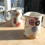 Set Of Two Mini Cream Jugs In Sewing Room Design, thumbnail 4 of 12