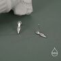 Mother Earth / Neolithic Goddess / Fertility Goddess Stud Earrings In Sterling Silver, thumbnail 7 of 12