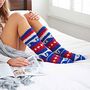 Fair Trade Hand Knitted Scandi Woollen Slipper Socks, thumbnail 2 of 12