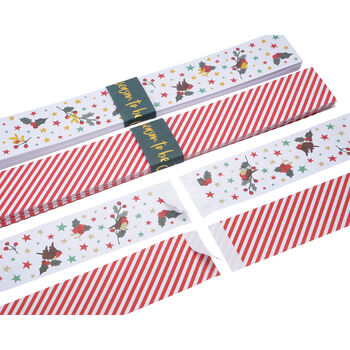 Pack Of 100 Winter Robin Christmas Paper Chains, 5 of 5