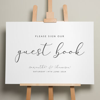 Elegant Wedding Cards And Gifts Sign 'Samantha', 7 of 9