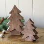 Terracotta Effect Christmas Tree Ornament, thumbnail 1 of 5