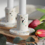 Spring Terrazzo Candle Stick Holder, thumbnail 3 of 4