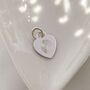Sterling Silver Personalised Fingerprint Heart Charm, thumbnail 1 of 6