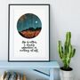 Life Is Either A Daring Adventure Or Nothing Print, thumbnail 3 of 5