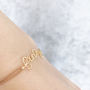 Personalised Name Silk Bracelet 14k Gold Filled, thumbnail 11 of 12