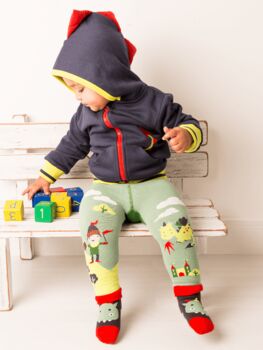 Teddy The Dragon Leggings, 4 of 7