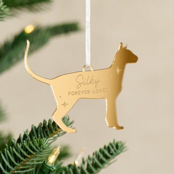 Cat Silhouette Christmas Decoration, 3 of 4