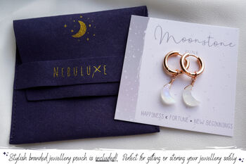 Crescent Moon And Star Earrings, 11 of 12
