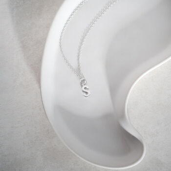 Sterling Silver Initial Necklace, 5 of 11