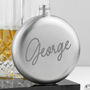 Personalised Round Hip Flask, thumbnail 1 of 6