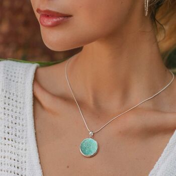 Amazonite Balance Sterling Silver Necklace, 3 of 7