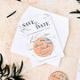 Save The Date Wedding Magnet Cards, thumbnail 9 of 10