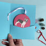 Collie Personalised Dog Christmas Tree Decoration, thumbnail 3 of 5