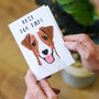 Personalised Dog Dad Father's Day Card From The Dog, thumbnail 1 of 7
