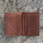 Personalised Leather Bifold Wallet Rfid Safe, thumbnail 2 of 7