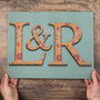 Decorated Initials Personalised Chopping Board, thumbnail 5 of 10