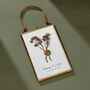 Personalised Pressed Flowers Wedding Framed Print, thumbnail 2 of 4