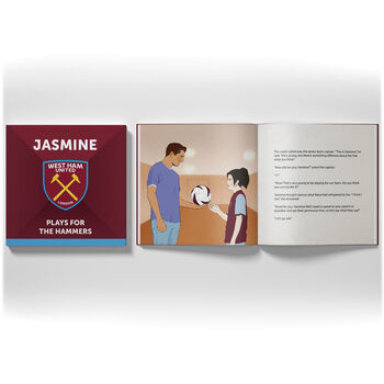 West Ham United Football Club Personalised Children's Book, 4 of 10