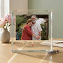 Personalised Photo Any Message Red Heart Crystal Token For A Partner Or Loved One, thumbnail 2 of 7