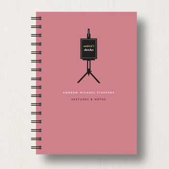 Personalised Art Lover's Journal Or Notebook, 8 of 10
