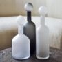 Monochrome Frosted Extra Large Decanters, thumbnail 2 of 4