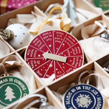 12 Days Of Advent Ideas Spinning Christmas Decoration, 6 of 11