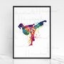 Personalised Martial Arts Print, thumbnail 6 of 7