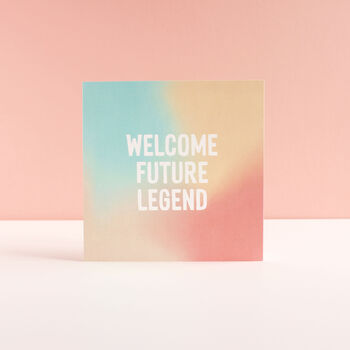 Welcome Future Legend New Baby Card, 2 of 3