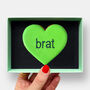 Brat Heart Letterbox Cookie, thumbnail 1 of 8