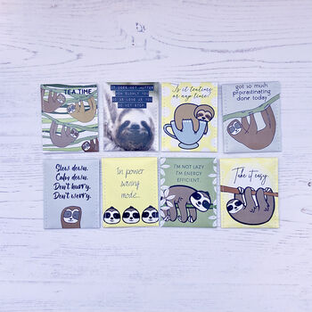 Sloth Gifts: Cute Sloth Tea Gift Set, 10 of 12