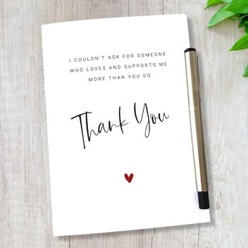 Thank You Card For Love And Support, 7 of 7