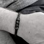Personalised Bracelet With Engraved Name Rings, thumbnail 4 of 7