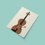 Violin Music Print | Viola Instrument Poster, thumbnail 6 of 7