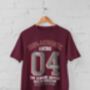 'Authentic Vintage 2004' 21st Birthday Gift T Shirt, thumbnail 5 of 8