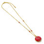 Wicked Pink Shiz Logo Necklace, thumbnail 3 of 4
