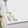A4 Landscape Letter Writing Paper With Botanical Leaf Design, thumbnail 3 of 5