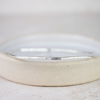 Sterling Silver Geo Octagon Bangle, 2 of 3