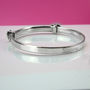 Child's Sterling Silver Expanding Bangle With Heart, thumbnail 7 of 7