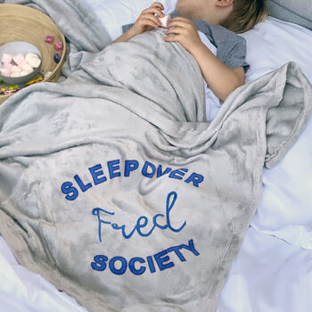 Personalised Sleepover Blanket, 2 of 3