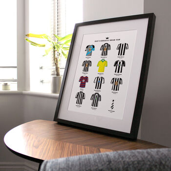 Personalised Football Dream Team Print, 7 of 7